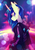 Size: 1358x1920 | Tagged: safe, artist:rariedash, dj pon-3, vinyl scratch, unicorn, anthro, g4, clothes, curved horn, ear fluff, earbuds, female, hoodie, horn, solo