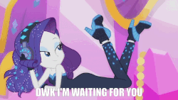 Size: 1200x675 | Tagged: safe, artist:dwk, edit, edited screencap, screencap, rarity, equestria girls, g4, my little pony equestria girls: better together, the other side, adorasexy, animated, beautiful, bodysuit, clothes, cute, female, gif, gloves, headphones, high heels, jewelry, legs, legs in air, lidded eyes, sexy, shoes, solo, stupid sexy rarity, unitard