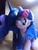 Size: 4160x3120 | Tagged: safe, photographer:apex soundwave, princess luna, twilight sparkle, alicorn, pony, unicorn, g4, cute, duo, female, hug, irl, lesbian, mare, photo, plushie, ship:twiluna, shipping, winghug