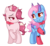 Size: 3469x3205 | Tagged: safe, artist:poppyglowest, oc, oc only, pegasus, pony, unicorn, bowtie, female, high res, horns, mare, simple background, transparent background