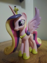 Size: 4160x3120 | Tagged: safe, photographer:apex soundwave, princess cadance, alicorn, pony, g4, collectible, female, funko, hoof shoes, irl, mare, photo, solo, toy, vinyl collectible, vinyl figure