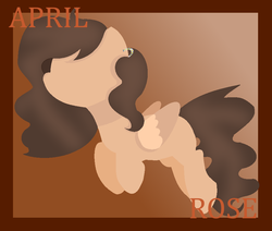 Size: 877x743 | Tagged: safe, artist:jxst-blue, artist:milky-flare, oc, oc only, oc:april rose, pegasus, pony, female, lineless, mare, minimalist, modern art, solo