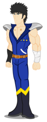 Size: 2935x7584 | Tagged: safe, artist:trungtranhaitrung, equestria girls, g4, crossover, equestria girls-ified, fist of the north star: lost paradise, hokuto no ken, hokuto shinken, kenshiro, male, simple background, solo, transparent background