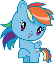 Size: 3000x3507 | Tagged: safe, artist:cloudy glow, rainbow dash, pegasus, pony, g4, chibi, cute, cutie mark crew, dashabetes, female, high res, simple background, solo, toy, transparent background