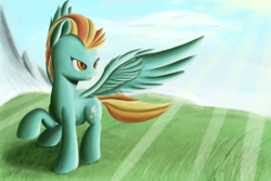 Size: 3000x2000 | Tagged: safe, artist:theunconsistentone, lightning dust, pegasus, pony, g4, high res, solo