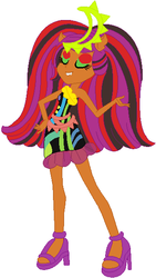 Size: 338x598 | Tagged: safe, artist:selenaede, artist:user15432, werewolf, equestria girls, g4, barely eqg related, base used, clawdeen wolf, clothes, cute, cute little fangs, dress, electrified, equestria girls style, equestria girls-ified, fangs, hairstyle, hasbro, hasbro studios, headband, high heels, mattel, monster high, shoes, solo