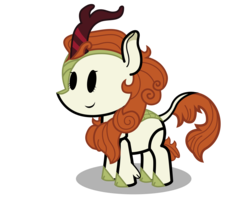 Size: 4048x3293 | Tagged: safe, artist:darkgloones, autumn blaze, kirin, g4, sounds of silence, female, paper pony, simple background, solo, transparent background, vector