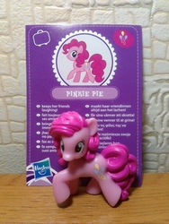 Size: 1620x2160 | Tagged: safe, pinkie pie, earth pony, pony, g4, official, blind bag, blind bag card, irl, merchandise, photo, toy, wave 3