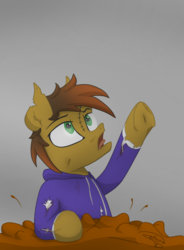 Size: 1094x1483 | Tagged: safe, artist:soctavia, oc, oc only, oc:twitchyylive, pony, undead, zombie, zombie pony, male, solo