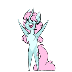 Size: 2000x2000 | Tagged: safe, artist:spoopygander, oc, oc only, oc:scoops, pony, unicorn, armpits, cheering, chest fluff, chibi, cute, cutie mark, eyes closed, female, high res, mare, markings, simple background, smiling, solo, transparent background