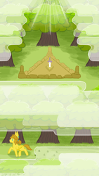 Size: 1080x1920 | Tagged: safe, artist:sunnytp, pegasus, pony, forest, link, lost woods, master sword, ponified, solo, the legend of zelda, tree