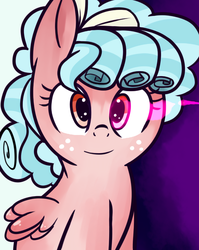 Size: 698x878 | Tagged: safe, artist:claribell3, cozy glow, pegasus, pony, g4, school raze, season 8, cozybetes, cute, evil, female, filly, foal, pure concentrated unfiltered evil of the utmost potency, pure unfiltered evil, solo
