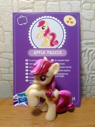 Size: 1620x2160 | Tagged: safe, apple bumpkin, pony, g4, official, apple family member, blind bag, blind bag card, irl, merchandise, photo, toy, wave 3