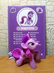Size: 1620x2160 | Tagged: safe, berry punch, berryshine, pony, g4, official, blind bag, blind bag card, irl, merchandise, photo, race swap, toy, wave 3