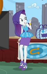 Size: 343x536 | Tagged: safe, screencap, rarity, best trends forever, equestria girls, equestria girls series, g4, bag, clothes, cropped, female, geode of shielding, high heels, pencil skirt, rarity peplum dress, shoes, skirt, solo
