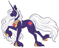 Size: 1104x900 | Tagged: safe, artist:fastserve, oc, oc only, oc:satin rose, pony, unicorn, magical lesbian spawn, male, offspring, parent:rarity, parent:twilight sparkle, parents:rarilight, simple background, solo, stallion, transparent background, unshorn fetlocks