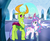 Size: 1867x1520 | Tagged: safe, artist:gihhbloonde, princess flurry heart, thorax, changedling, changeling, pony, g4, female, king thorax, male, older, ship:flurrax, shipping, straight