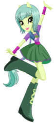 Size: 1152x2588 | Tagged: safe, artist:rosesweety, equestria girls, g4, bangles, boots, clothes, female, joy lefrog, regal academy, shoes, simple background, skirt, solo, transparent background