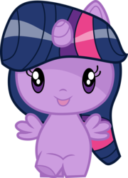 Size: 3000x4168 | Tagged: safe, artist:cloudy glow, twilight sparkle, alicorn, pony, g4, chibi, cute, cutie mark crew, female, simple background, toy, toy interpretation, transparent background, twiabetes, twilight sparkle (alicorn)