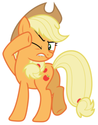 Size: 5497x7000 | Tagged: safe, artist:estories, applejack, earth pony, pony, g4, absurd resolution, female, simple background, solo, transparent background, vector