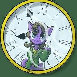 Size: 1000x1000 | Tagged: safe, artist:sixes&sevens, doctor whooves, time turner, earth pony, pony, g4, ascot, clock, clothes, cravat, doctor who, eighth doctor, frock coat, inktober, inktober 2018, paul mcgann, pocket watch