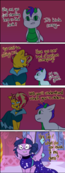 Size: 435x1156 | Tagged: safe, artist:nichroniclesvsart, sci-twi, sunset shimmer, twilight sparkle, oc, oc:jasper, alicorn, dracony, hybrid, pony, series:princess sciset, g4, alternate hairstyle, equestria girls ponified, female, interspecies offspring, lesbian, offspring, parent:rarity, parent:spike, parents:sparity, ponified, sci-twilicorn, ship:sci-twishimmer, ship:sunsetsparkle, shipping, spread wings, twilight sparkle (alicorn), wingboner, wings