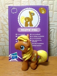 Size: 1620x2160 | Tagged: safe, meadow song, pony, g4, official, blind bag, blind bag card, irl, merchandise, photo, toy, wave 3