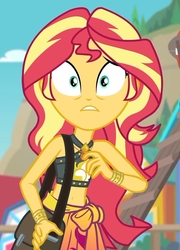 Size: 1514x2100 | Tagged: safe, screencap, sunset shimmer, equestria girls, equestria girls specials, g4, my little pony equestria girls: better together, my little pony equestria girls: forgotten friendship, belly button, clothes, cropped, female, geode of empathy, magical geodes, sarong, sexy, solo, swimsuit
