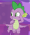 Size: 494x579 | Tagged: safe, screencap, spike, dragon, g4, my little pony: friendship is magic, the hearth's warming club, claws, cropped, male, solo, tail, winged spike, wings