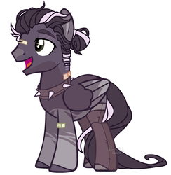 Size: 1024x1049 | Tagged: safe, artist:sweet-caramella, oc, oc only, oc:adam, pegasus, pony, choker, male, simple background, solo, spiked choker, stallion, white background