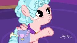 Size: 1920x1080 | Tagged: safe, screencap, cozy glow, pegasus, pony, g4, school raze, female, filly, foal, saddle bag, solo