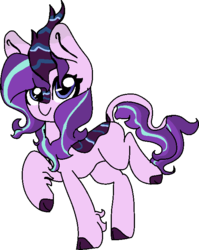 Size: 550x690 | Tagged: safe, artist:nootaz, starlight glimmer, kirin, g4, cloven hooves, cute, female, glimmerbetes, kirin starlight, kirin-ified, kirinbetes, simple background, solo, species swap, transparent background
