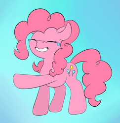Size: 2416x2488 | Tagged: safe, artist:the-fox-experiment, pinkie pie, g4, crying, cutie mark, face of fun, female, giggling, high res, laughing, mare, reaction image, simple background, tears of laughter