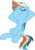 Size: 4204x5999 | Tagged: safe, artist:korsoo, rainbow dash, pony, buckball season, g4, .svg available, absurd resolution, eyes closed, female, hooves behind head, leaning, simple background, solo, transparent background, vector