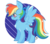 Size: 4500x4000 | Tagged: safe, artist:mystic-ferret, rainbow dash, pegasus, pony, g4, female, simple background, solo, transparent background