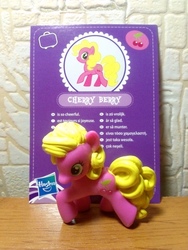 Size: 1620x2160 | Tagged: safe, cherry berry, g4, official, blind bag, blind bag card, irl, merchandise, photo, toy, wave 3