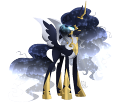 Size: 686x606 | Tagged: safe, artist:sugaryicecreammlp, oc, oc only, oc:roxana, alicorn, pony, concave belly, female, mare, simple background, slender, solo, thin, transparent background