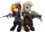 Size: 3262x2346 | Tagged: safe, artist:pridark, oc, oc only, oc:alter ego, deer, pegasus, pony, clothes, commission, crossover, deer oc, glasses, gun, high res, military uniform, rainbow six, simple background, tom clancy, transparent background, uniform, video game crossover, weapon