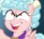 Size: 1370x1198 | Tagged: safe, screencap, cozy glow, pegasus, pony, g4, my little pony: friendship is magic, school raze, cozy glow is best facemaker, cropped, curls, evil, evil smile, faic, female, filly, freckles, grin, looking up, medallion, ribbon, scrunchy face, smiling, solo, spread wings, teeth, wide eyes, wings, wrinkles