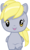 Size: 3000x5026 | Tagged: safe, artist:cloudy glow, derpy hooves, pony, g4, chibi, cute, cutie mark crew, derpabetes, female, mare, simple background, solo, toy, transparent background