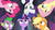 Size: 1280x720 | Tagged: safe, screencap, applejack, fluttershy, pinkie pie, rarity, spike, twilight sparkle, alicorn, dragon, earth pony, pegasus, pony, unicorn, g4, my little pony: friendship is magic, school raze, applejack's hat, cowboy hat, female, hat, male, rainbow dash's pov, twilight sparkle (alicorn), winged spike, wings