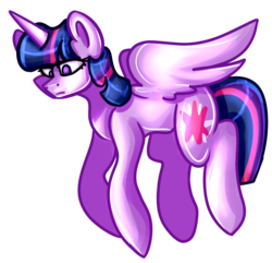 Size: 1868x1804 | Tagged: safe, artist:juliamity, twilight sparkle, alicorn, pony, g4, female, flying, mare, no pupils, simple background, solo, transparent background, twilight sparkle (alicorn)