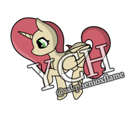 Size: 2000x2000 | Tagged: safe, alicorn, pegasus, pony, unicorn, commission, example, high res, png, simple background, solo, transparent background, ych example, your character here