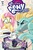 Size: 1054x1600 | Tagged: safe, artist:sara richard, idw, official comic, angel bunny, fluttershy, zephyr breeze, pegasus, pony, friendship is magic #74, g4, my little pony: friendship is magic (idw), official, spoiler:comic, comic cover, cover, electric razor, mirror, my little pony logo