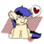 Size: 2500x2500 | Tagged: safe, artist:diane-thorough, oc, oc only, oc:sprint, pegasus, pony, chibi, cute, ear fluff, female, heart, heart eyes, high res, simple background, solo, transparent background, wingding eyes