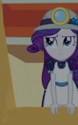 Size: 201x322 | Tagged: safe, screencap, rarity, equestria girls, g4, my little pony equestria girls: better together, opening night, cropped, female, selfie soot, solo