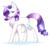 Size: 2605x2383 | Tagged: safe, artist:foxlove253, rarity, pony, unicorn, g4, big ears, chest fluff, cutie mark, ear fluff, female, fluffy, high res, lidded eyes, looking at you, looking sideways, mare, simple background, smiling, solo, transparent background