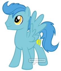 Size: 821x951 | Tagged: safe, artist:bubblesdraws, oc, oc only, oc:center stage, pegasus, pony, base used, cute, full body, male, simple background, smiling, solo, transparent background, watermark, wings