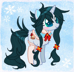 Size: 798x774 | Tagged: safe, artist:kalsagnia, oc, oc only, oc:snow belle, pony, unicorn, base used, clothes, female, mare, socks, solo