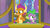 Size: 1280x720 | Tagged: safe, screencap, smolder, spike, dragon, father knows beast, g4, dragoness, female, winged spike, wings